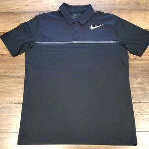Nike Golf Drifit Black Polo Shirt